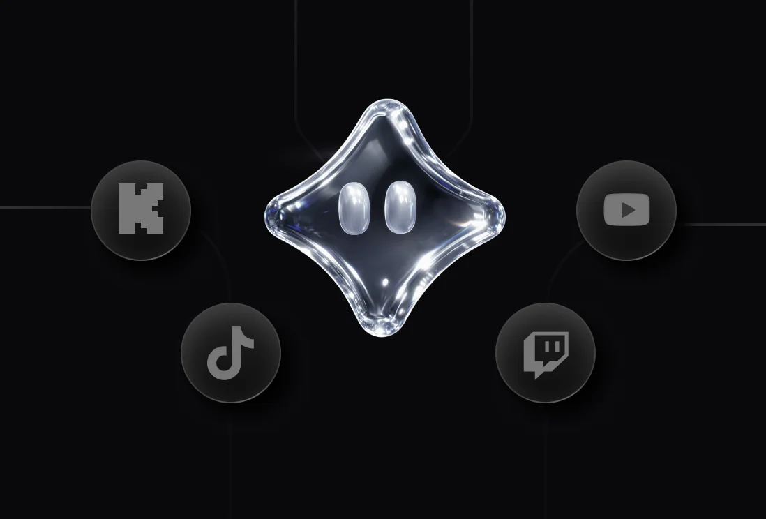 Spark overlays working across Twitch, YouTube, Kick, and TikTok