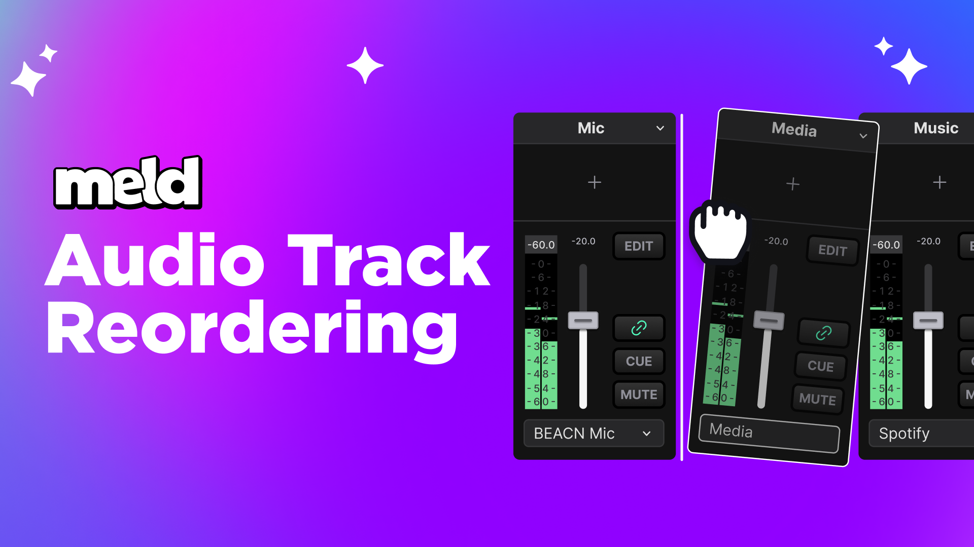 Get Organized with Drag-and-Drop Audio Reordering in Meld Studio
