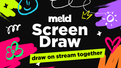 Screen Draw in Meld Studio: Draw on Your Live Stream in Real Time