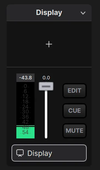 Display capture audio track