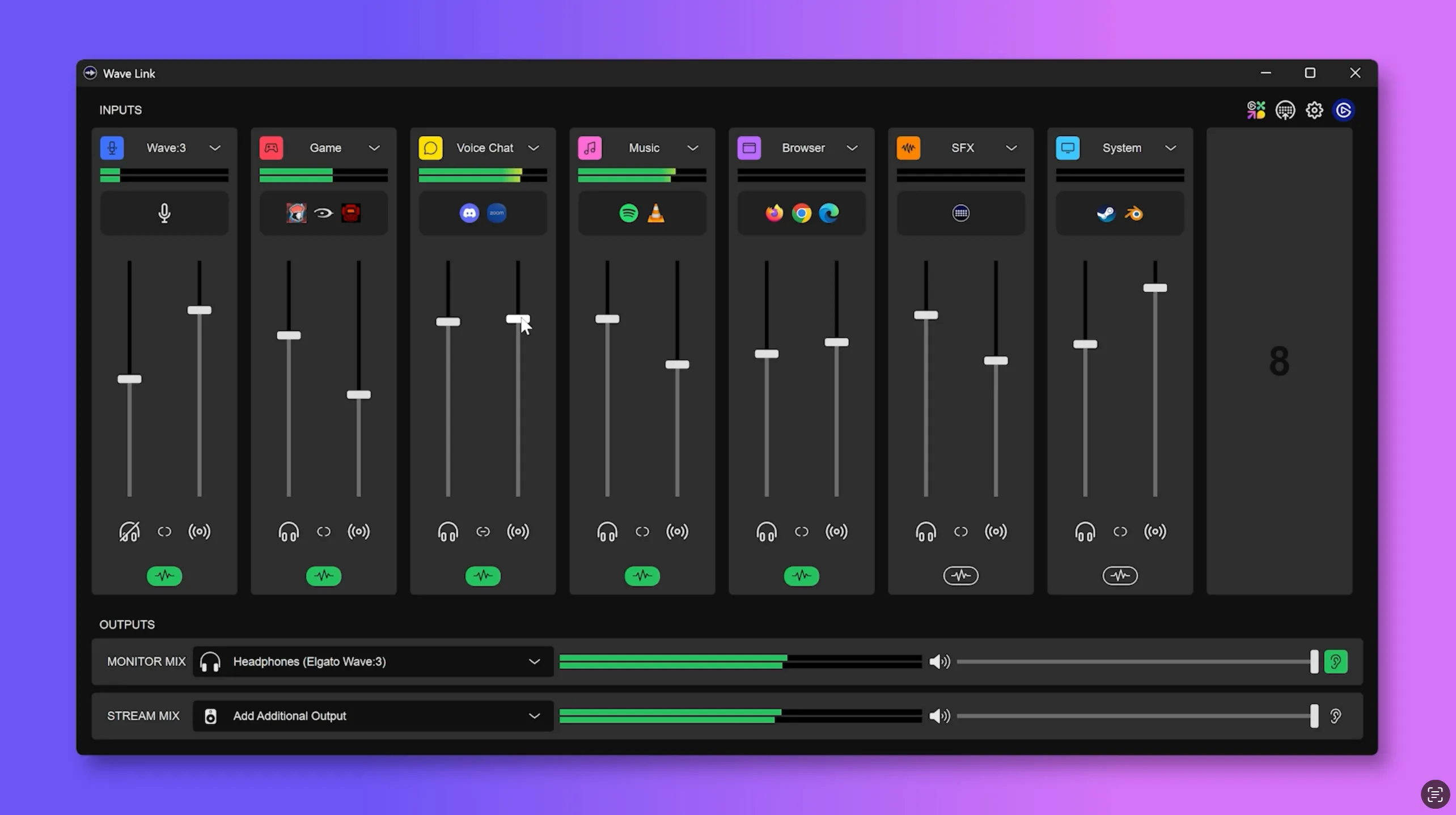 Wave Link Controls