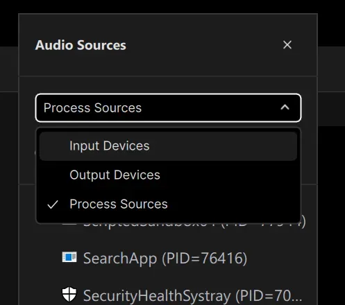 Audio Sources