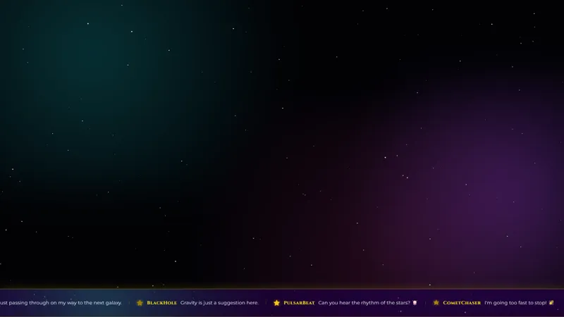 Celestial Horizontal Chat