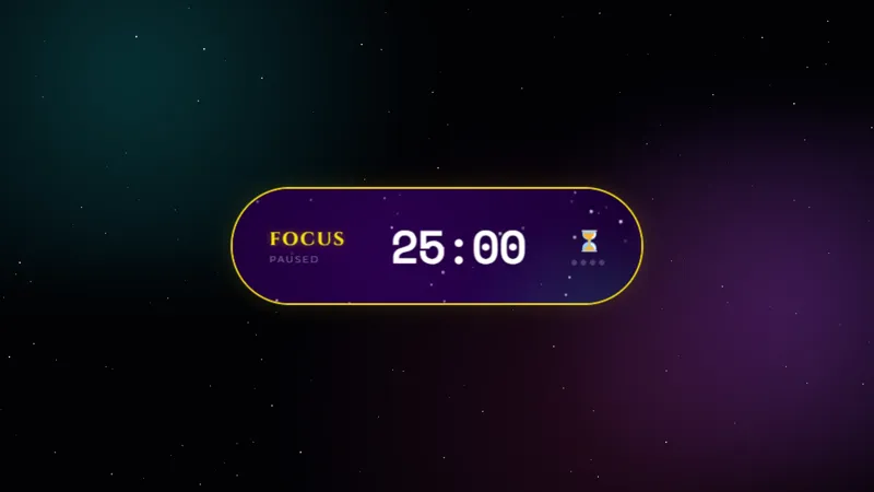 Celestial Pomodoro Timer