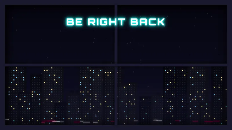 Cityscape Be Right Back