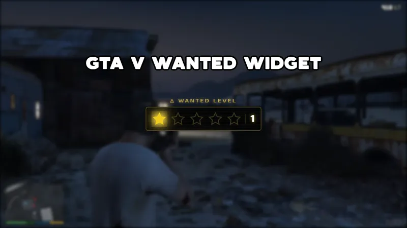 GTA 5-Star Wanted Widget