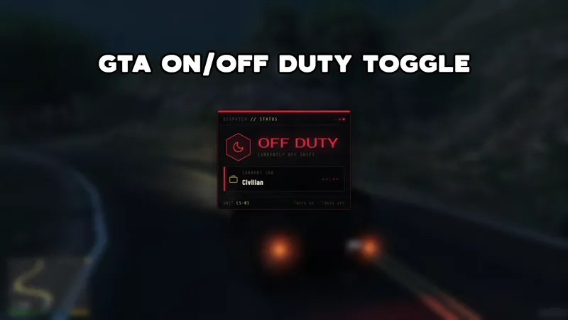 GTA RP Job/Duty Toggle