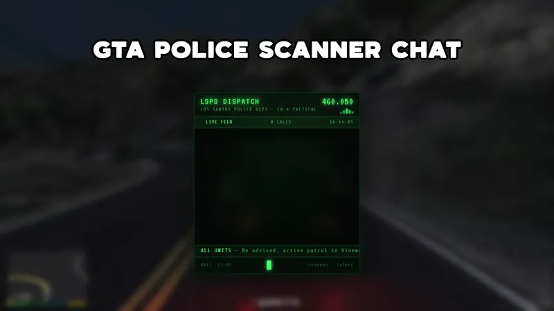GTA V Police Scanner Chat Widget