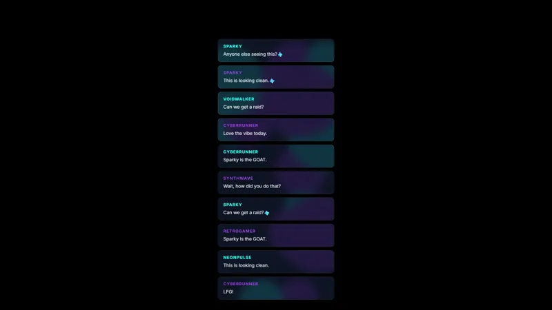 Lava Lamp Chat Widget