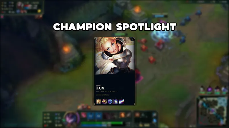 League of Legends Champion Spotlight Widget
