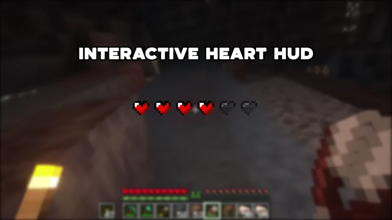 Minecraft Inspired Heart HUD
