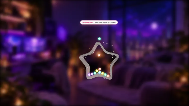 Neon Star Jar