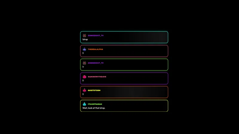 Neon Tetris Chat