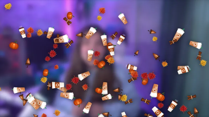 Pumpkin Spice Latte Rain