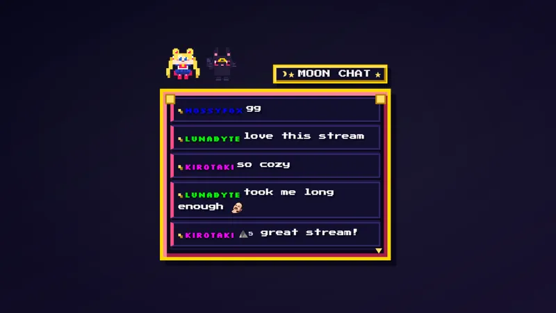 Sailor Moon Chat Widget