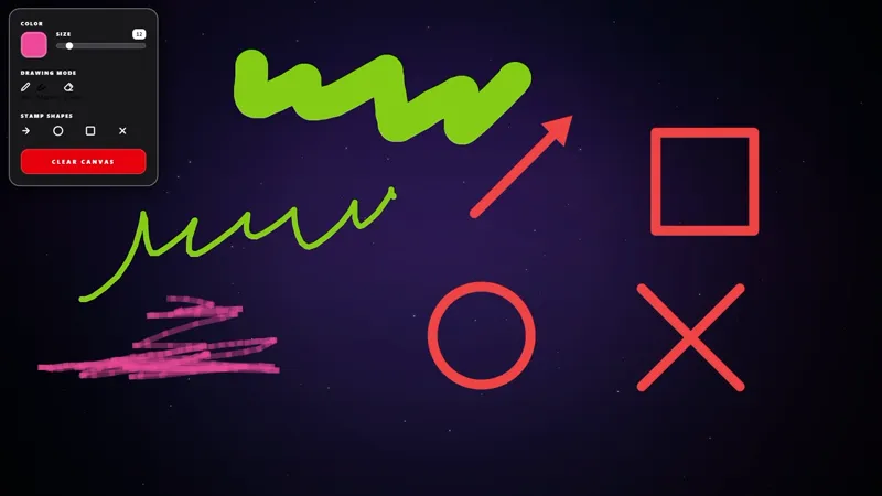 Draw on Stream