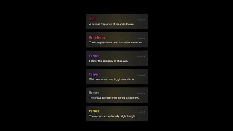 Wrought-Iron Chat Widget