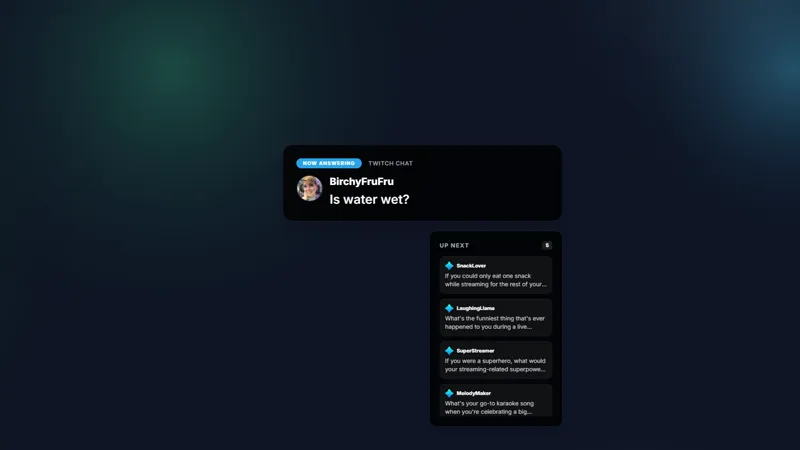 X AMA Question Queue