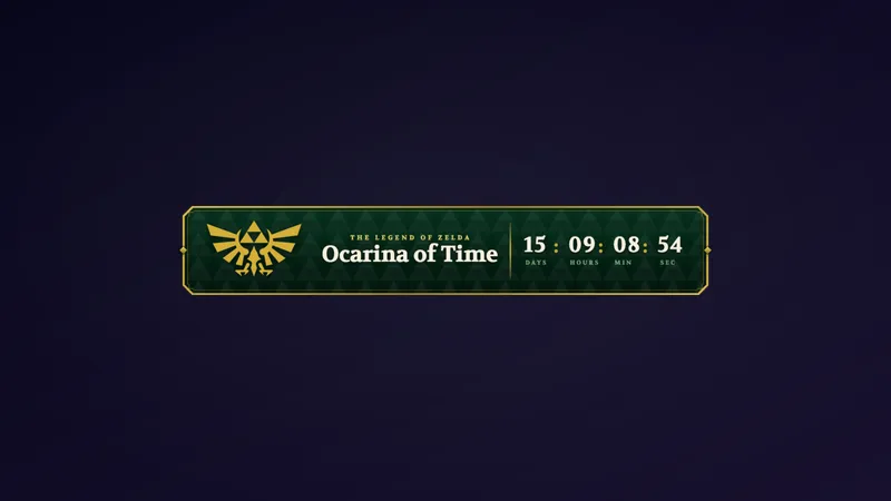 Zelda Countdown Lower Third