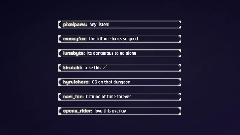 Zelda Framed Chat