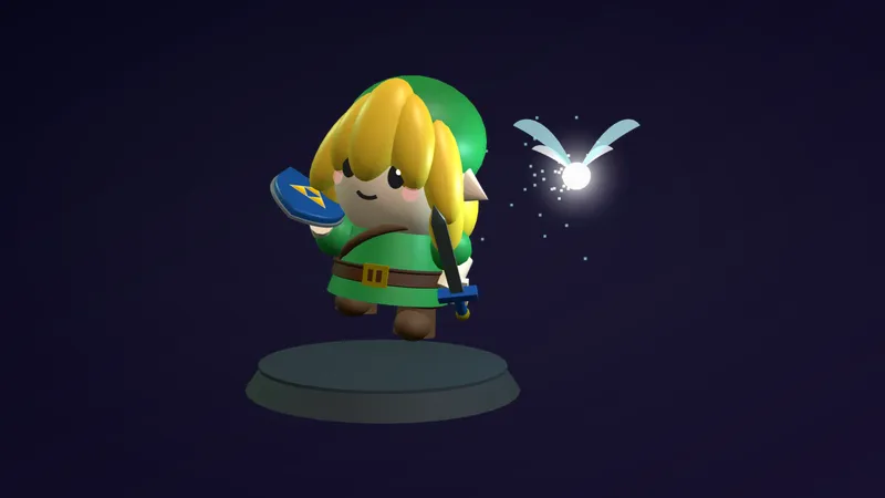 Zelda Link 3D Companion